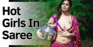 hot girls in saree
