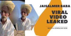 Jaisalmer Baba Viral Video